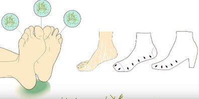 prevenendo la comparsa di funghi sulle dita dei piedi